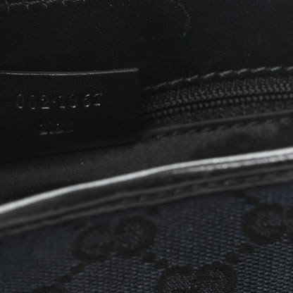 Gucci Monogram Bardot Shoulder Bag Black 7 of 11