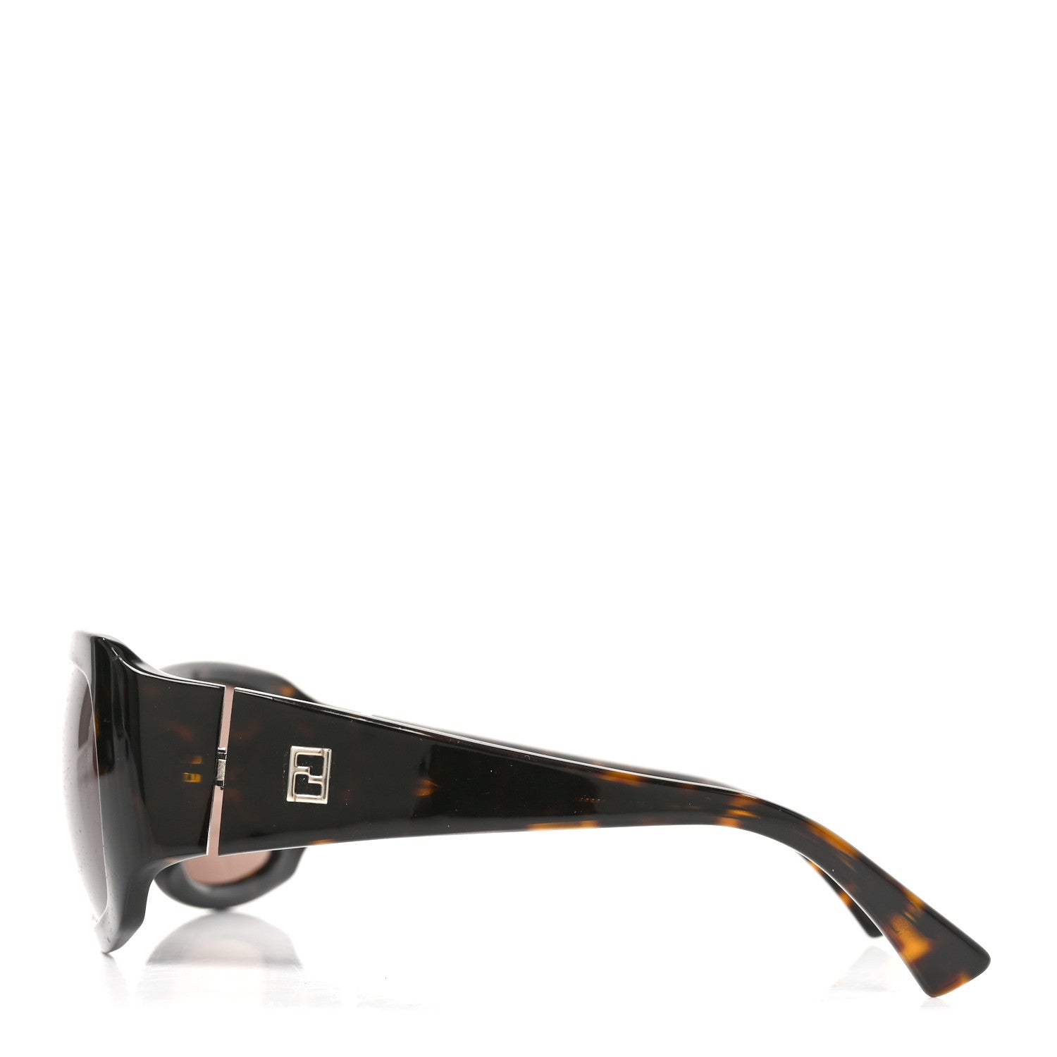 Fendi Acetate Rectangular Sunglasses FS296 Havana 3 of 6