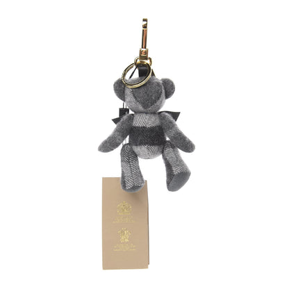 Burberry Cashmere Check Thomas Bear Charm Mid Grey 3 of 3