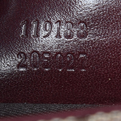 Gucci Monogram Studded Large Horsebit Clutch Bordeaux 9 of 12