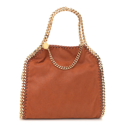 Stella McCartney Shaggy Deer Mini Falabella Fold Over Tote Brandy 1 of 9