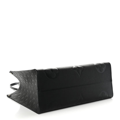 Louis Vuitton Empreinte Monogram Giant Onthego GM Black 4 of 10