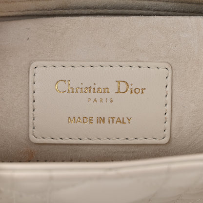 Christian Dior Lambskin Cannage Small Lady D-Joy Latte 6 of 10