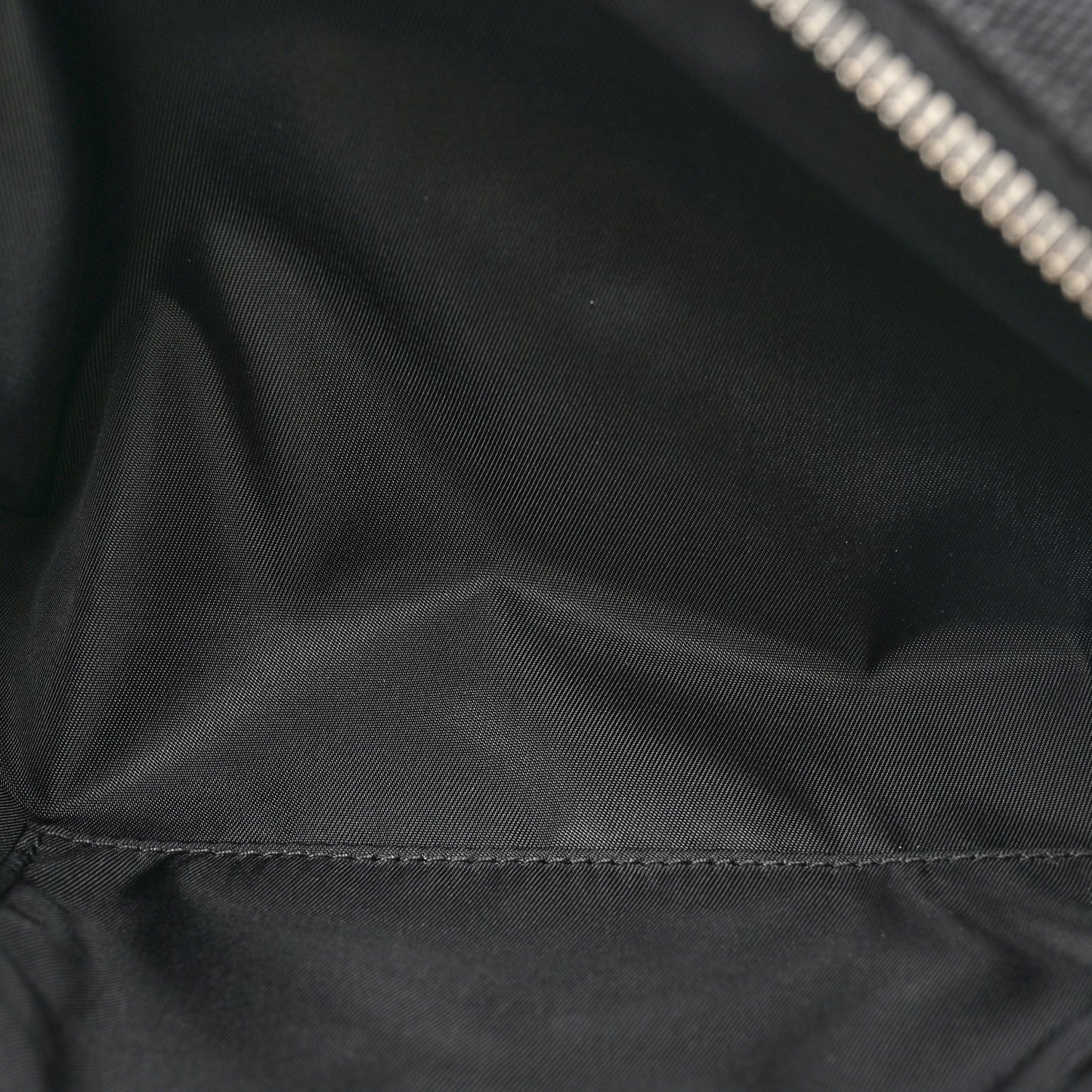 Canvas Web Slim Belt Bag Black