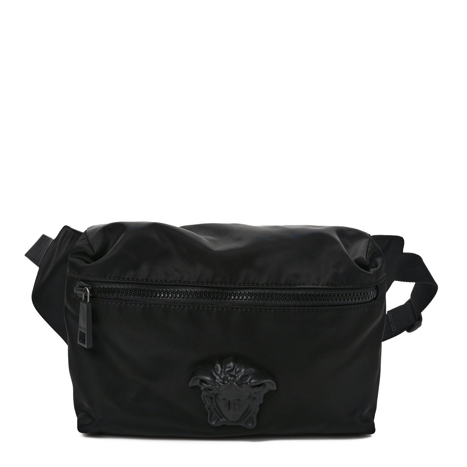 Versace Nylon Palazzo Medusa Belt Bag Black Ruthenium 1 of 9