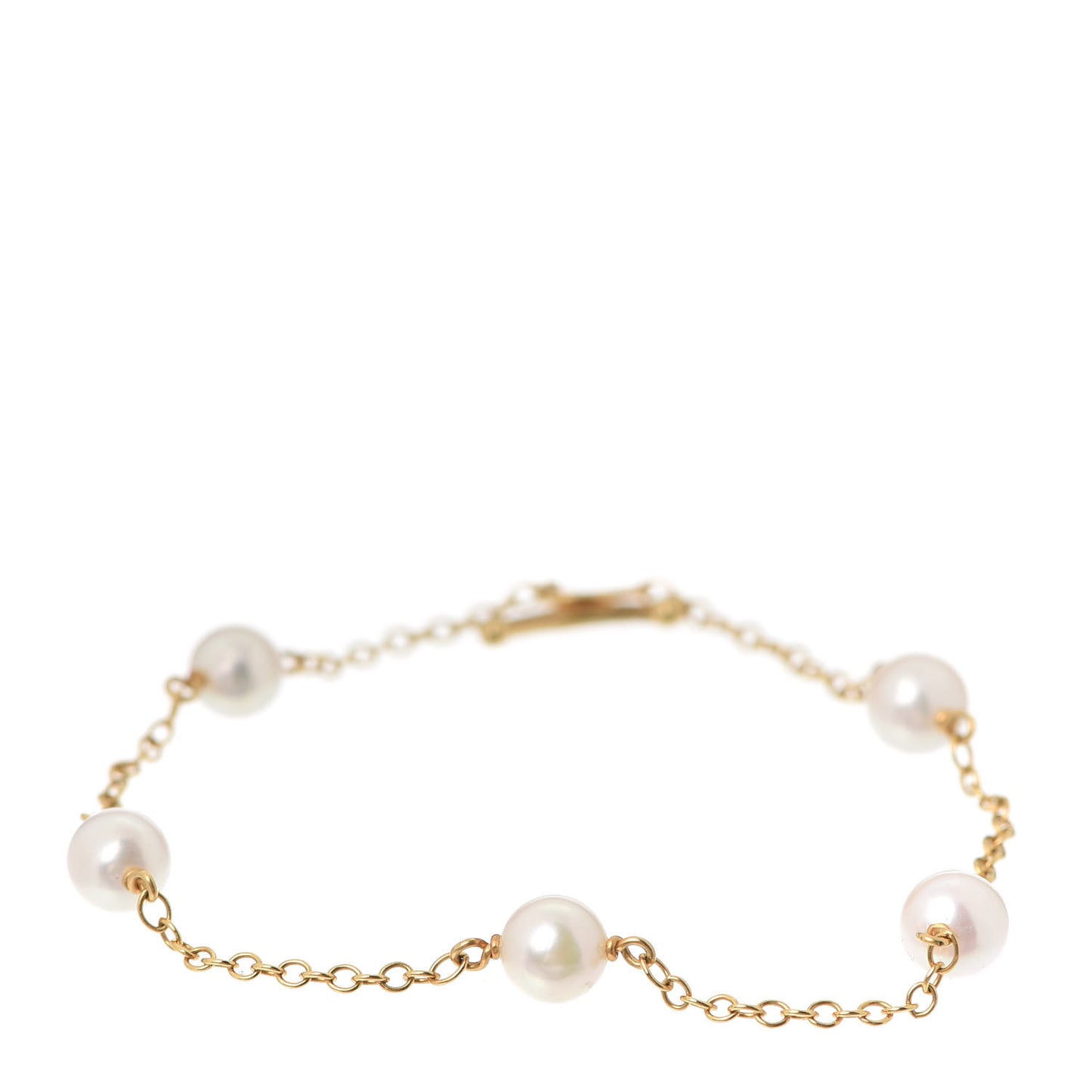 18K Yellow Gold Pearl 5.5-6mm Elsa Peretti Pearls By The Yard Bracelet