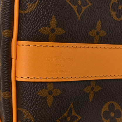 Louis Vuitton Monogram Macassar Keepall Bandouliere 50 Safran Yellow 5 of 8