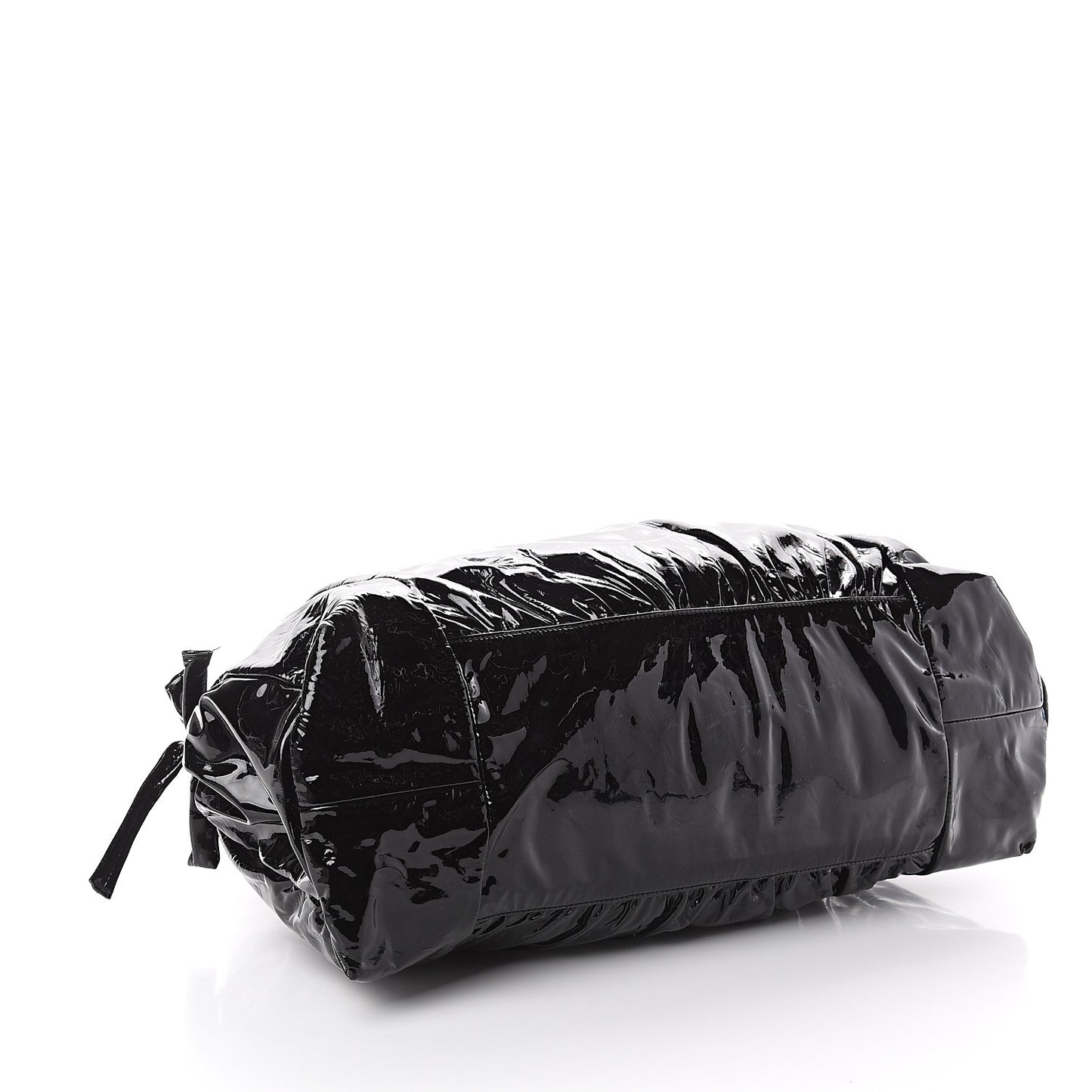 Patent Medium Hysteria Top Handle Bag Black
