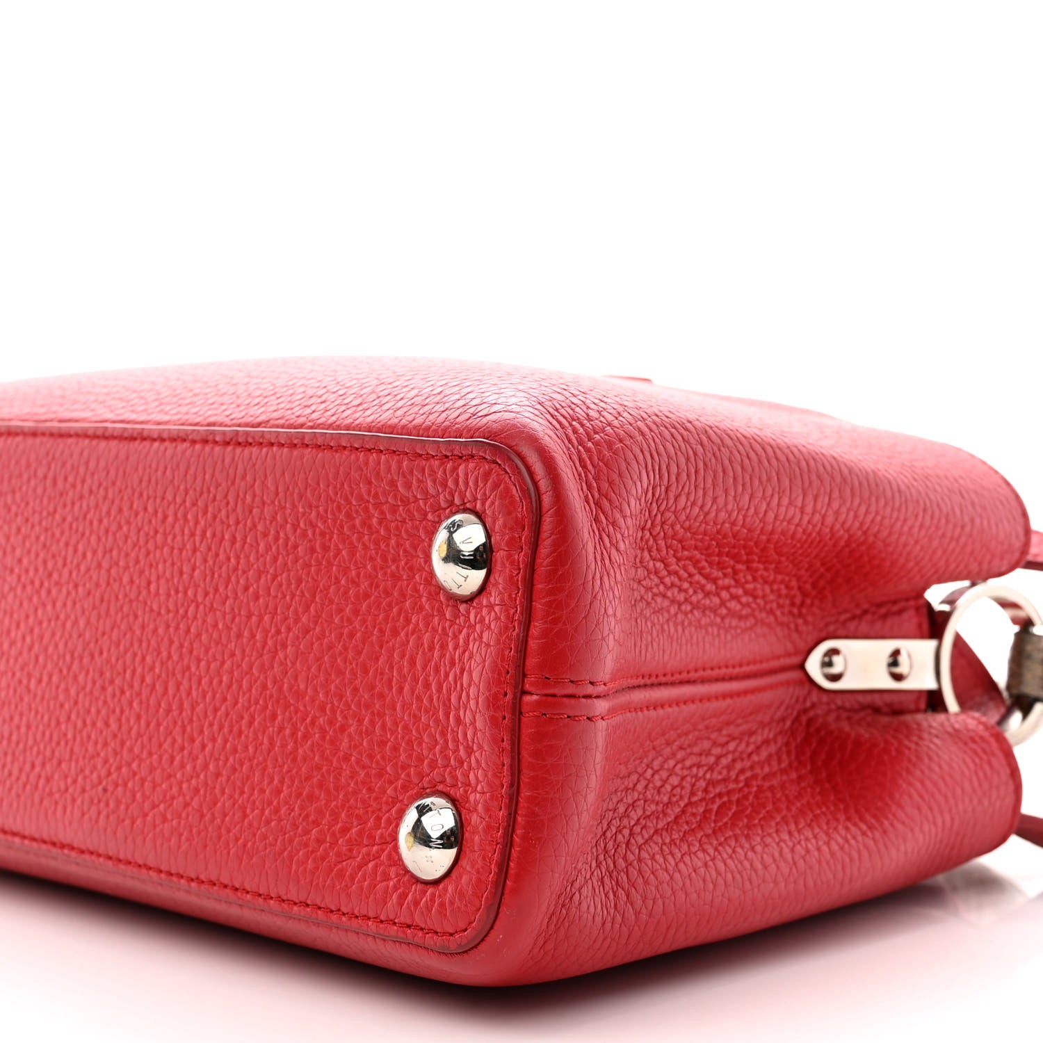 Louis Vuitton Taurillon Snakeskin Capucines BB Rubis 9 of 18