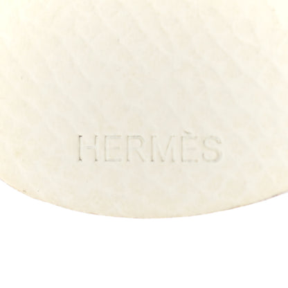 Hermes Epsom Snowman Bag Charm White 4 of 4