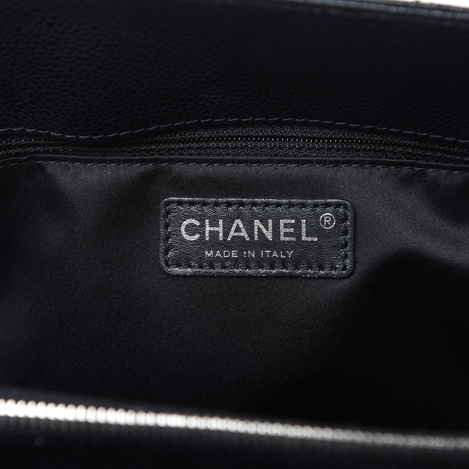 Chanel Caviar Quilted Grand Shopping Tote GST Black 6 of 11