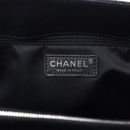 Chanel Caviar Quilted Grand Shopping Tote GST Black 6 of 11