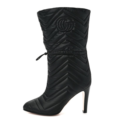 Gucci Nylon GG Matelasse 95mm Ankle Boots 35 Black 1 of 8