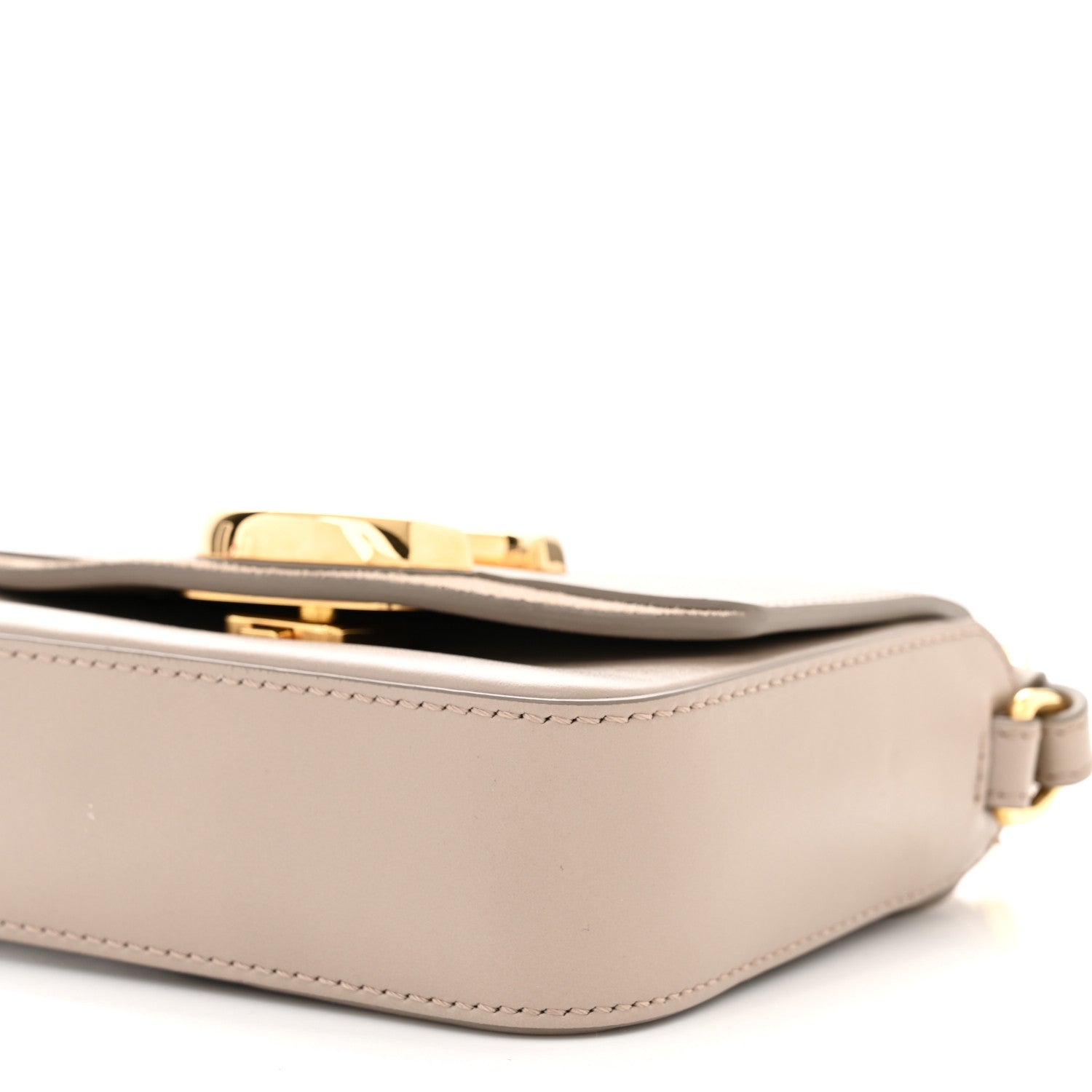 Chloe Shiny Calfskin Suede Mini C Double Carry Motty Grey 9 of 11