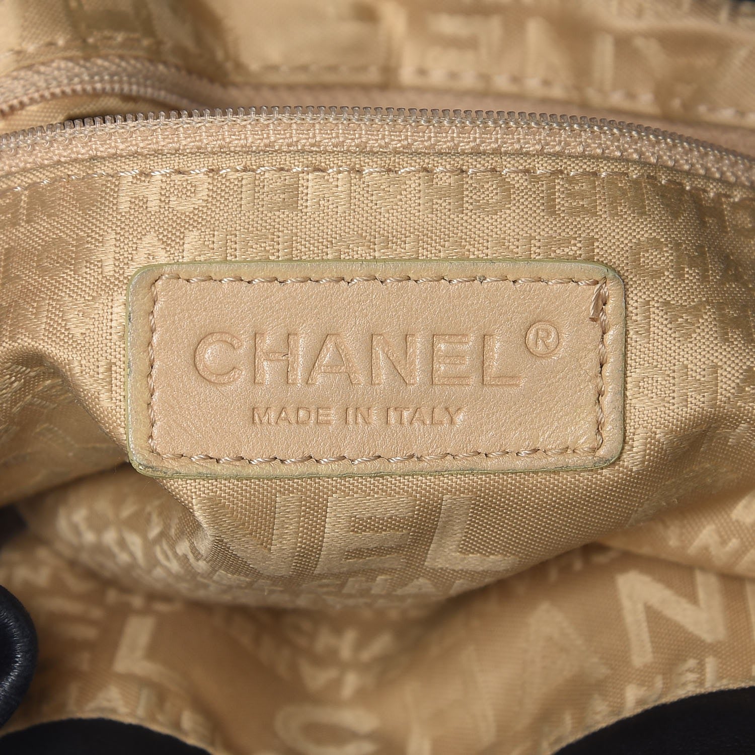 Chanel Lambskin Lax Accordion Hobo Black 6 of 11