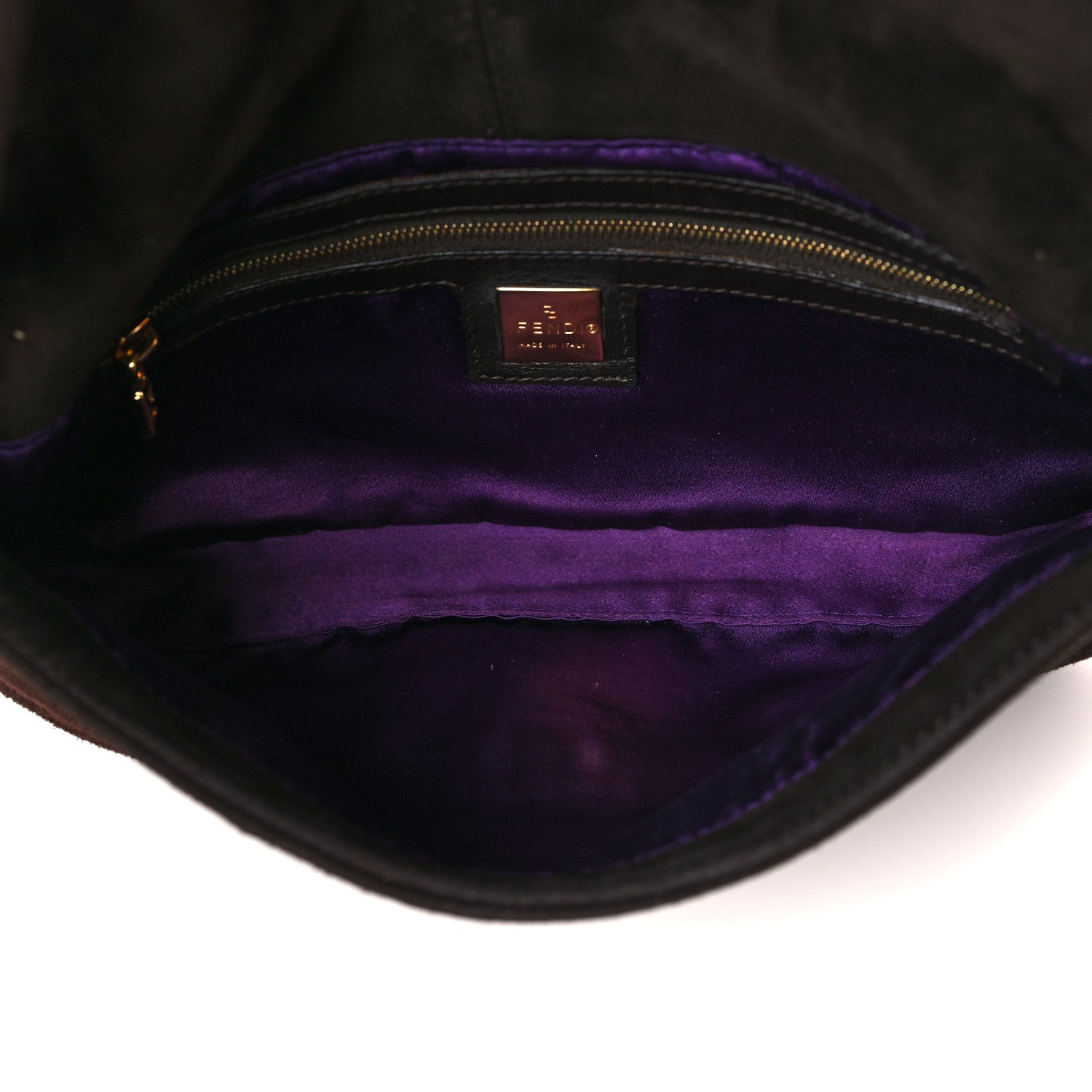 Fendi Suede Baguette Brown 5 of 10