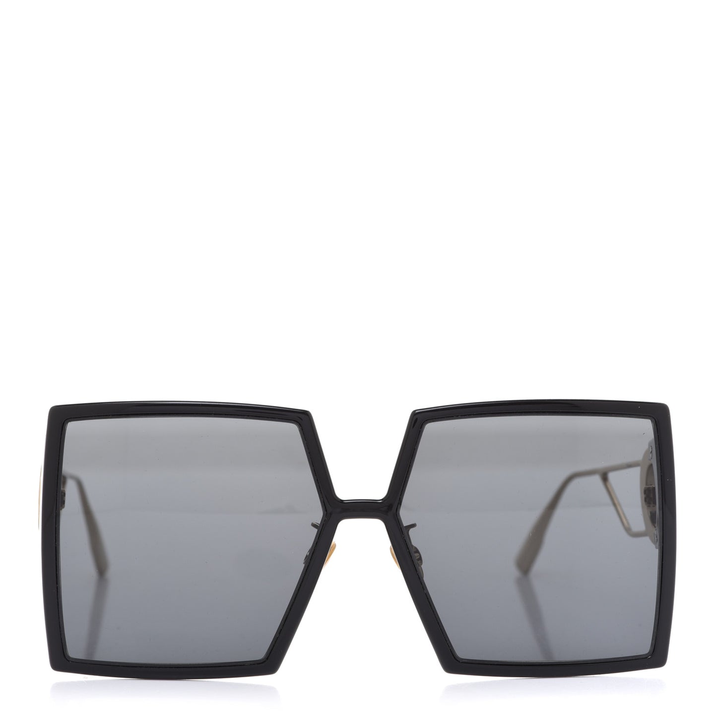 Square 30 Montaigne Sunglasses Black