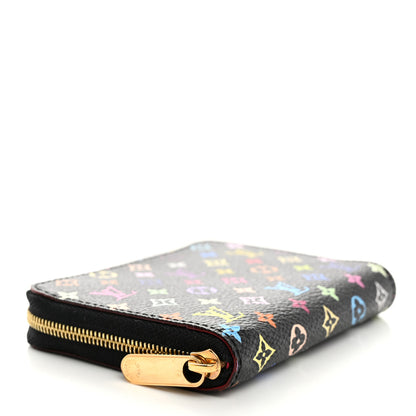 Louis Vuitton Monogram Multicolor Zippy Coin Purse Black Grenade 4 of 7
