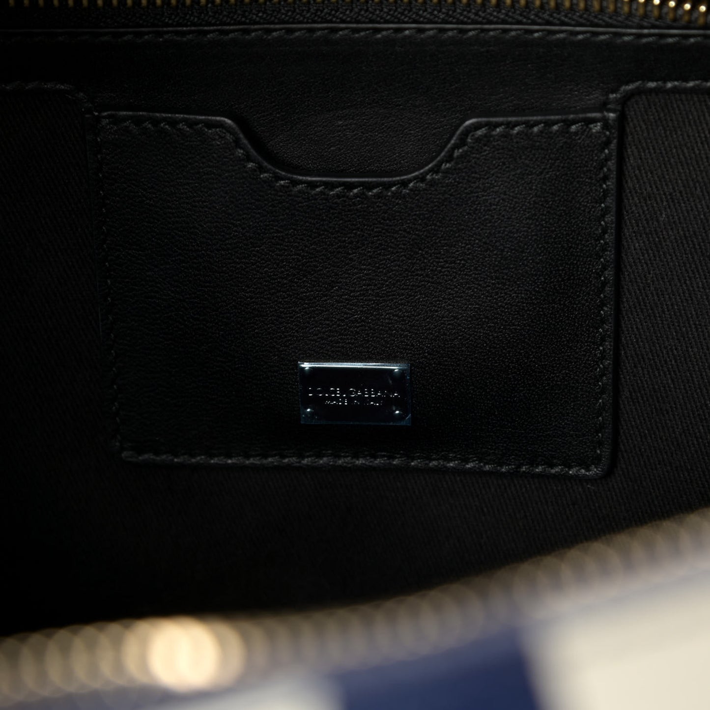 Dauphine Stripe Box Bag Blue White