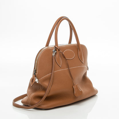 Hermes Taurillon Clemence Bolide 35 Gold 9 of 9