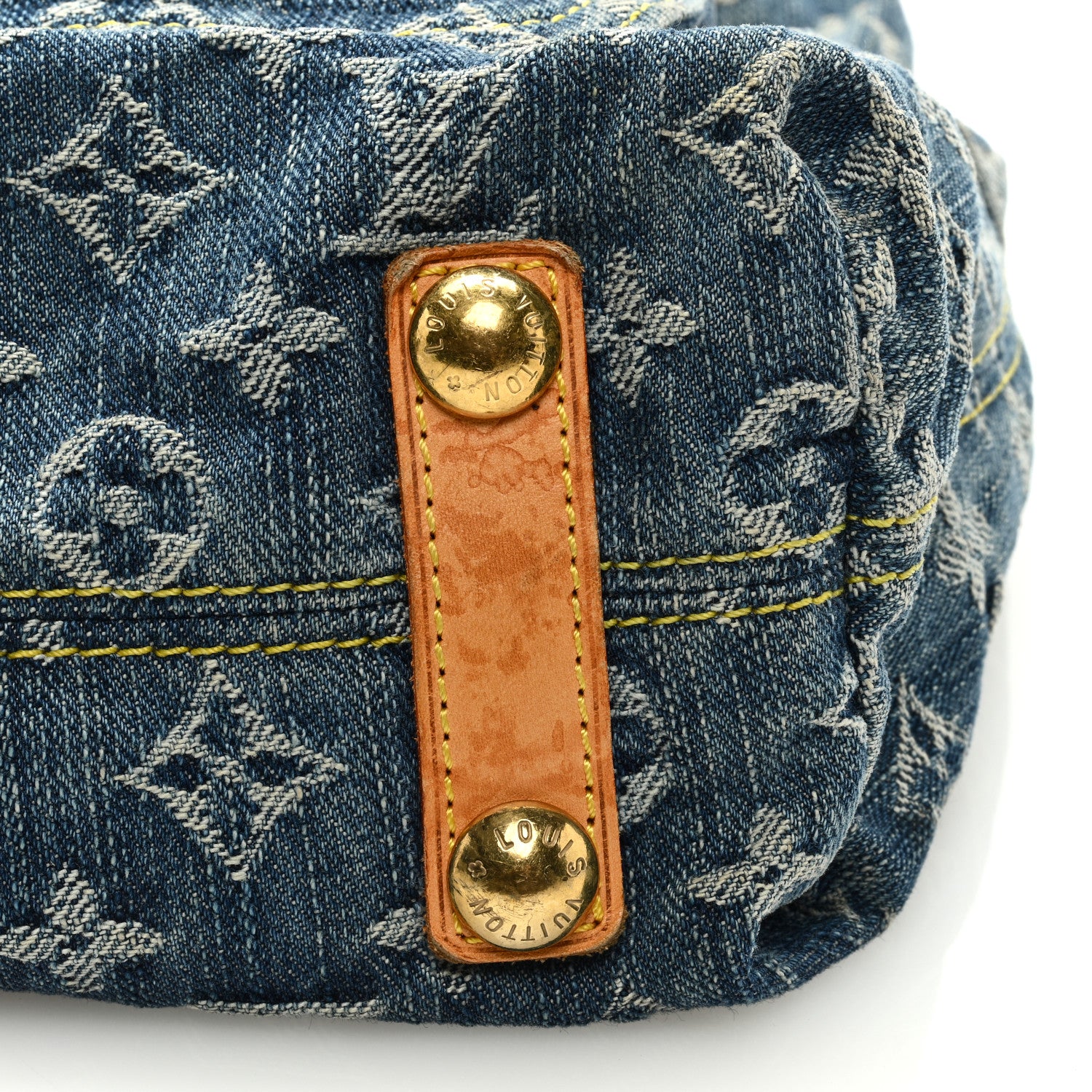 Louis Vuitton Denim Baggy GM Blue 9 of 10