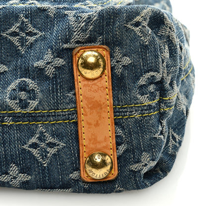 Louis Vuitton Denim Baggy GM Blue 9 of 10