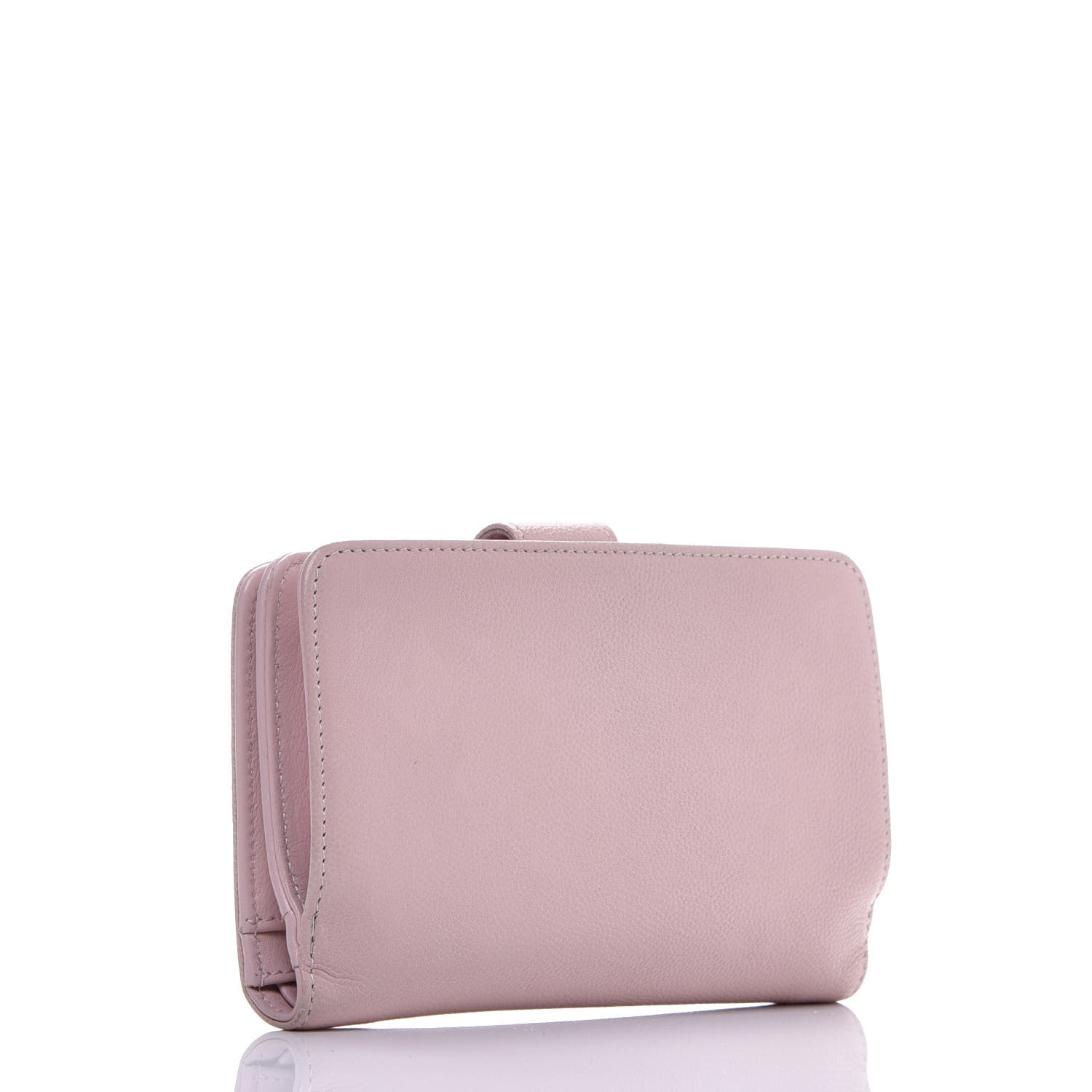 Chanel Caviar Sevruga Zip Pocket Wallet Light Pink 3 of 9