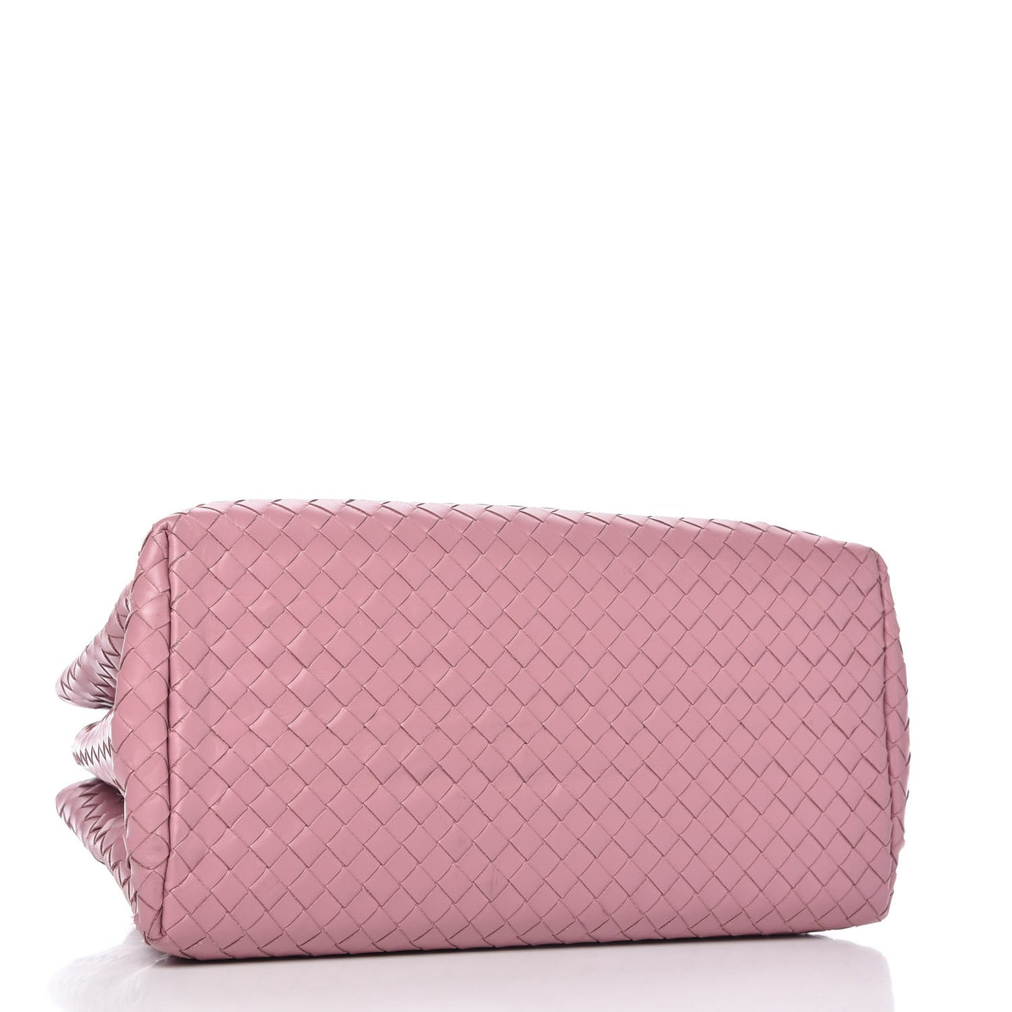 Nappa Intrecciato Small Roma Tote Mallow