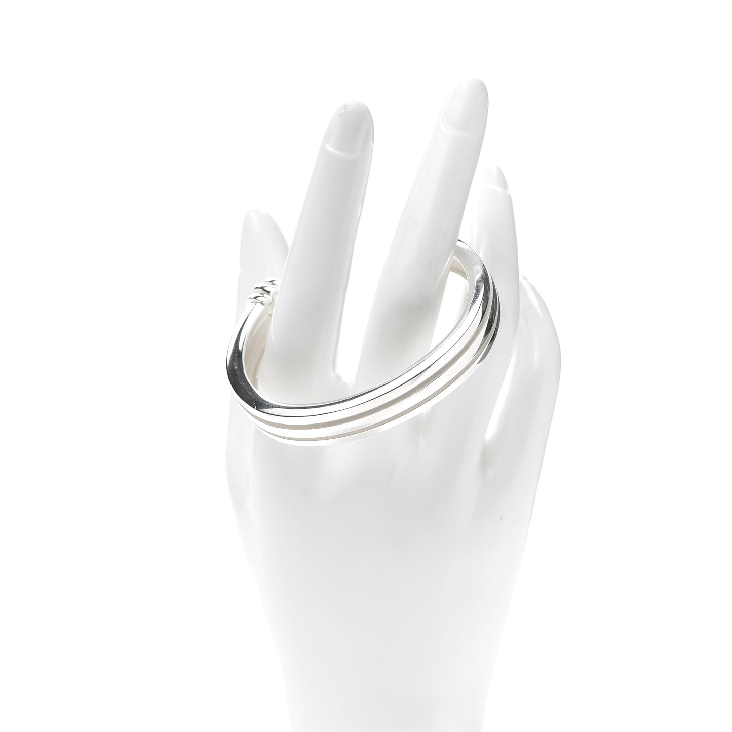 Sterling Silver Atlas Ribbed Cuff Bracelet