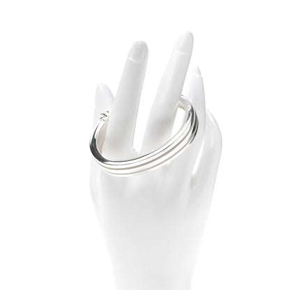 Tiffany Sterling Silver Atlas Ribbed Cuff Bracelet 2 of 5