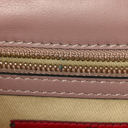 Valentino Garavani VALENTINO GARAVANI Vitello Small Glam Lock Rockstud Flap Poudre 9 of 9