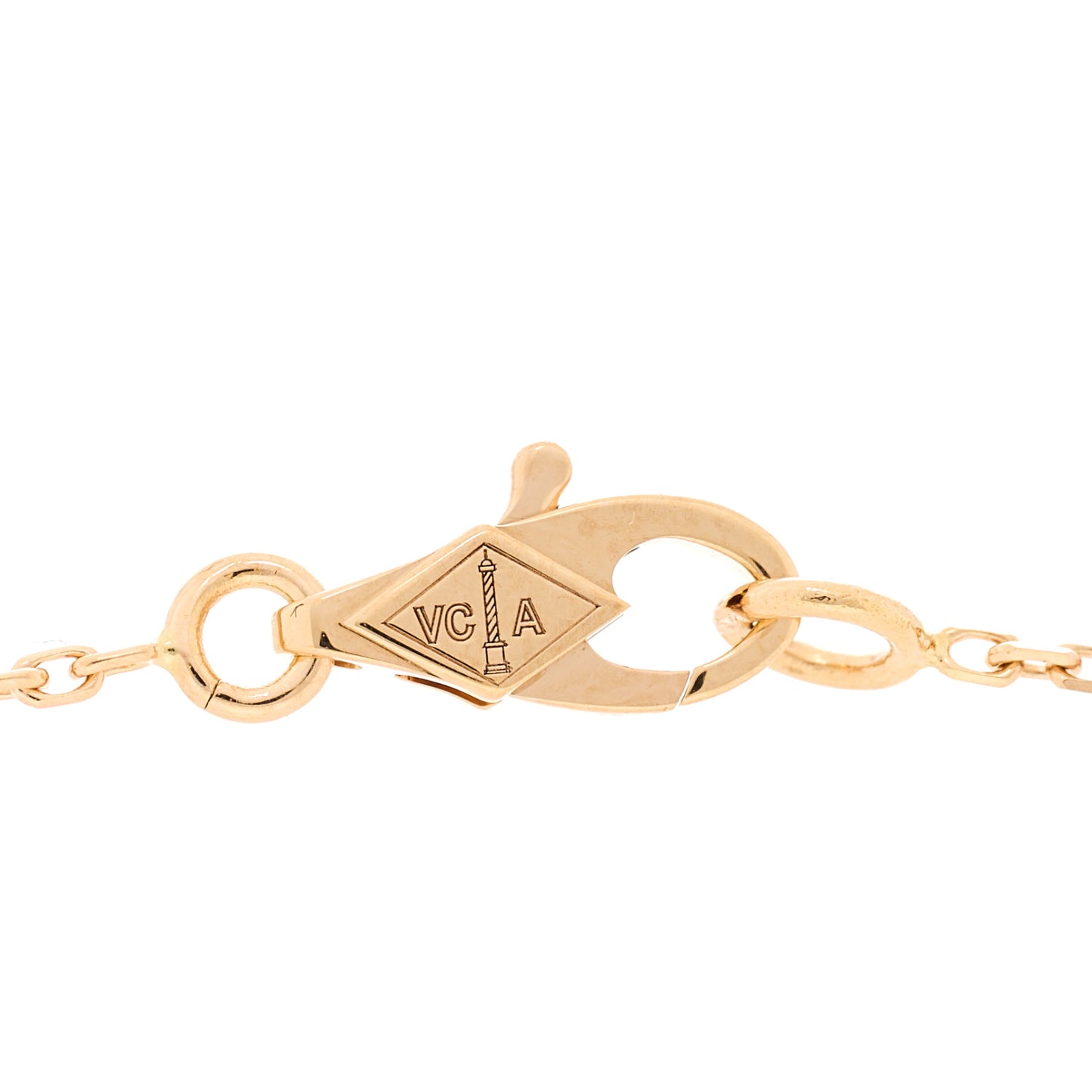 18K Rose Gold Carnelian Sweet Alhambra Bracelet