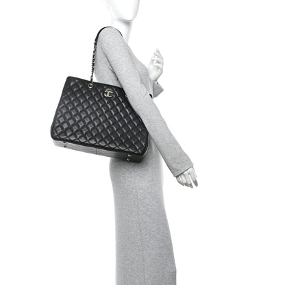 Chanel Caviar Quilted Large Shopping Tote Black 2 of 10