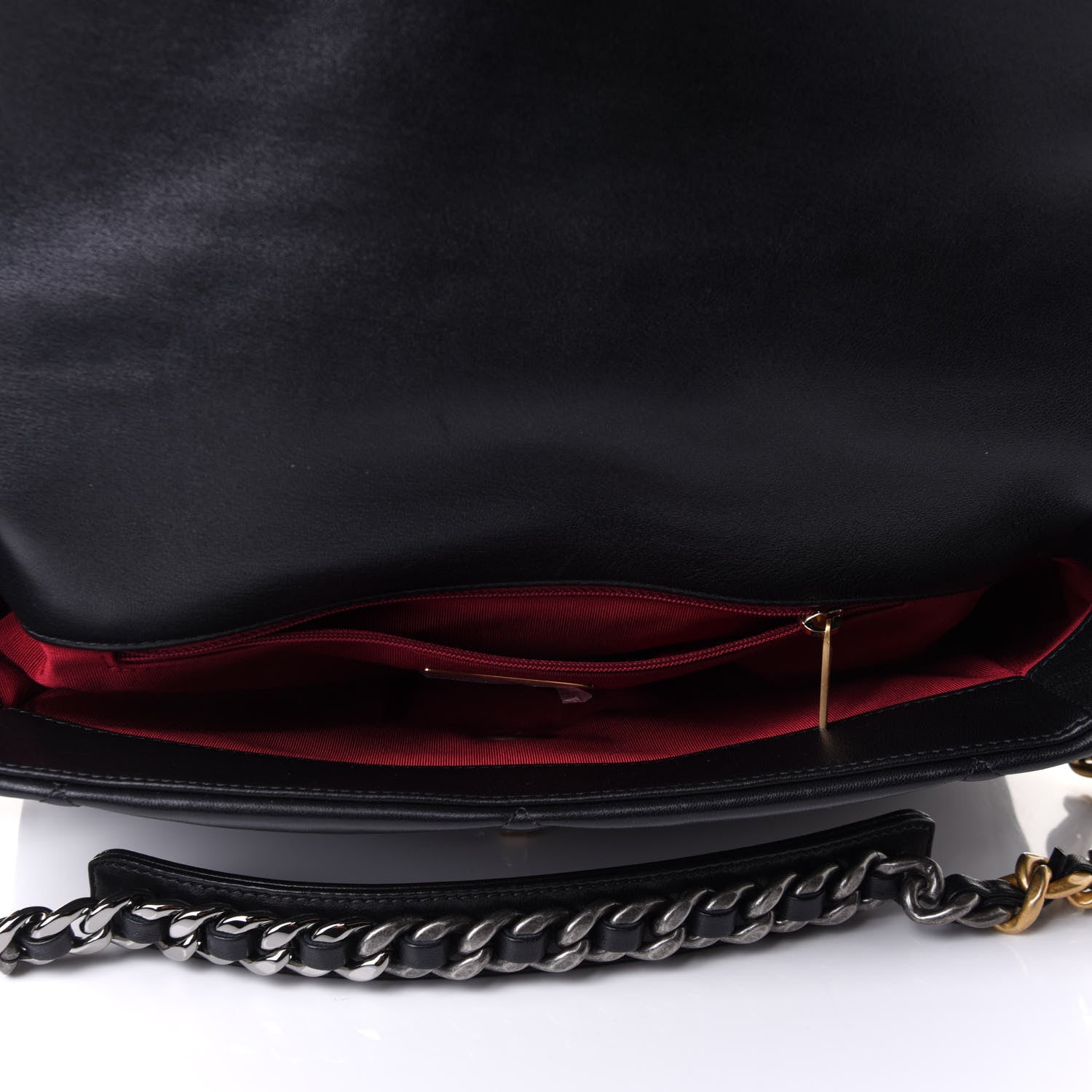 Chanel Lambskin Quilted Large Chanel 19 Flap Black 5 of 12