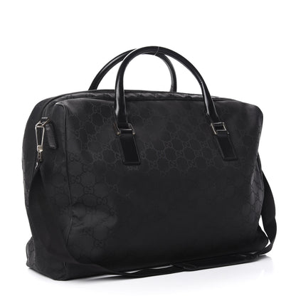 Gucci Nylon Monogram Large Duffle Bag Black 2 of 11