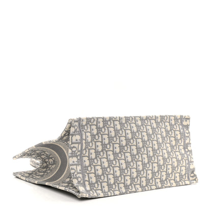 Christian Dior Oblique Medium Book Tote Grey 4 of 12