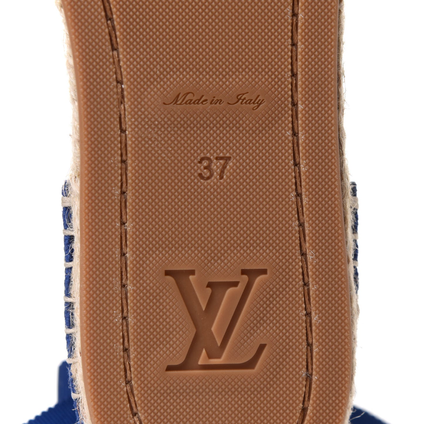 Canvas Escale Starboard Espadrille Flats 37 Blue