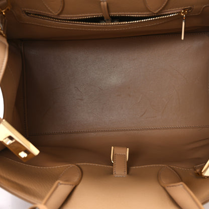 Salvatore Ferragamo Calfskin Medium Hug Bag Camel 5 of 13