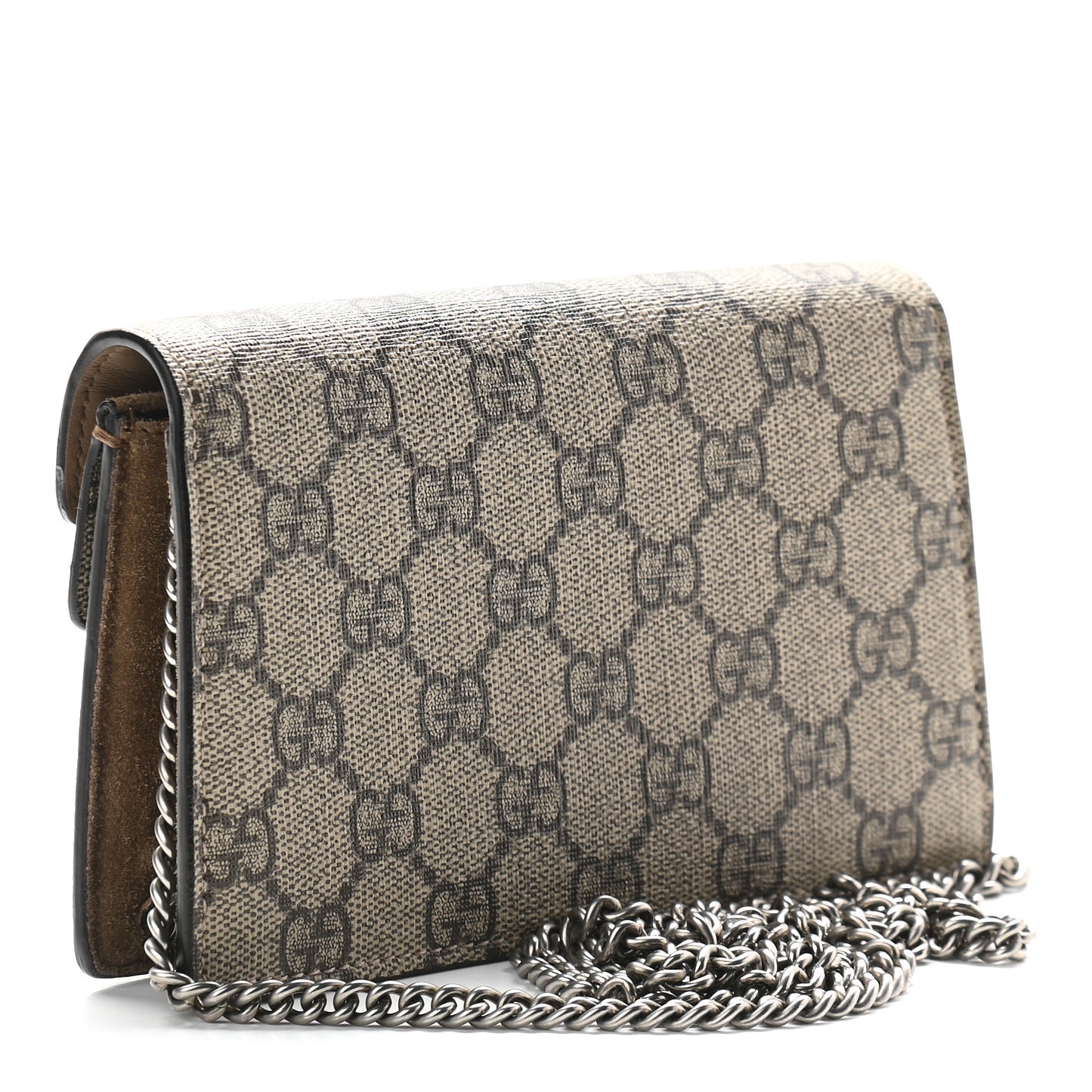 GG Supreme Monogram Super Mini Dionysus Shoulder Bag Taupe