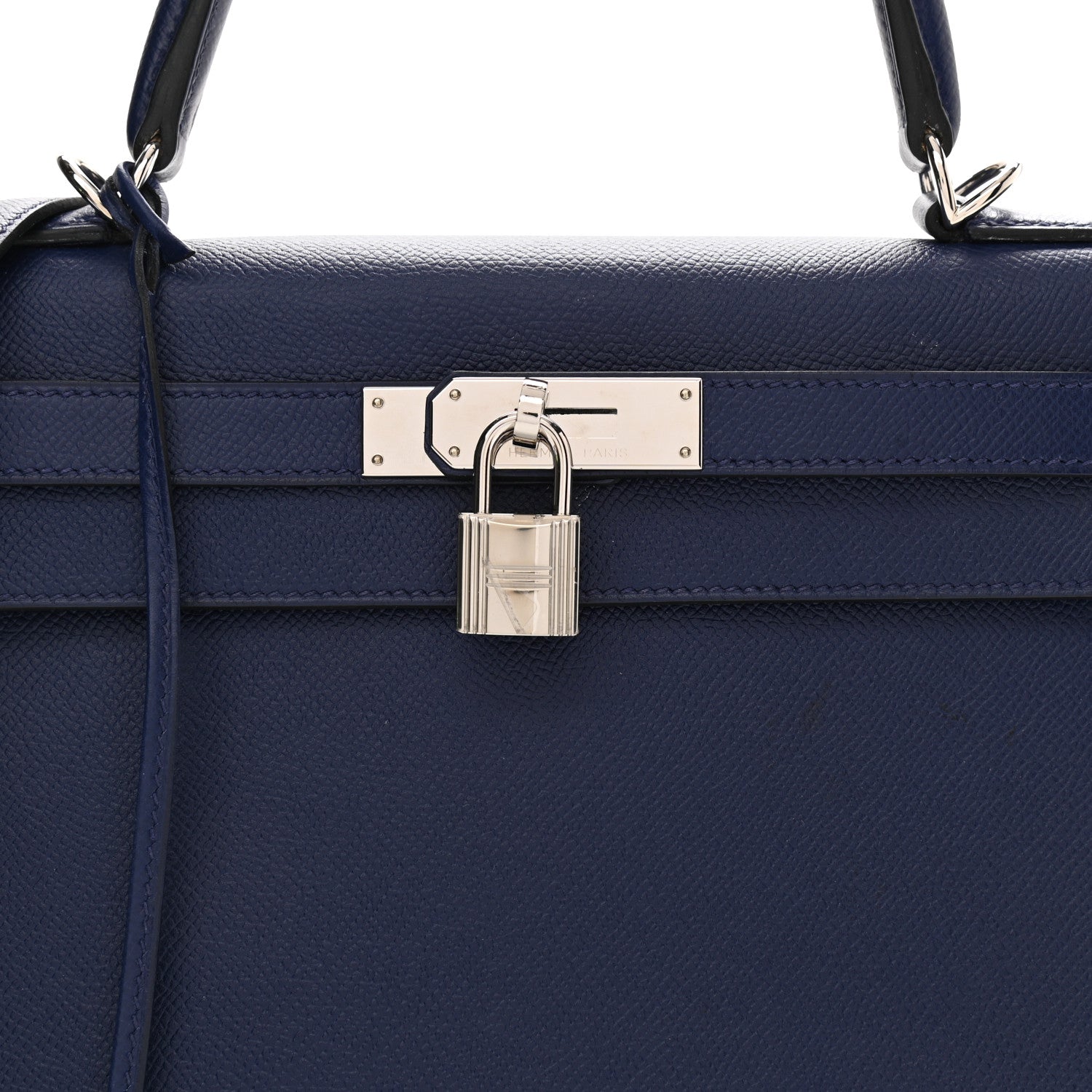 Hermes Epsom Kelly Sellier 28 Bleu Saphir 9 of 15