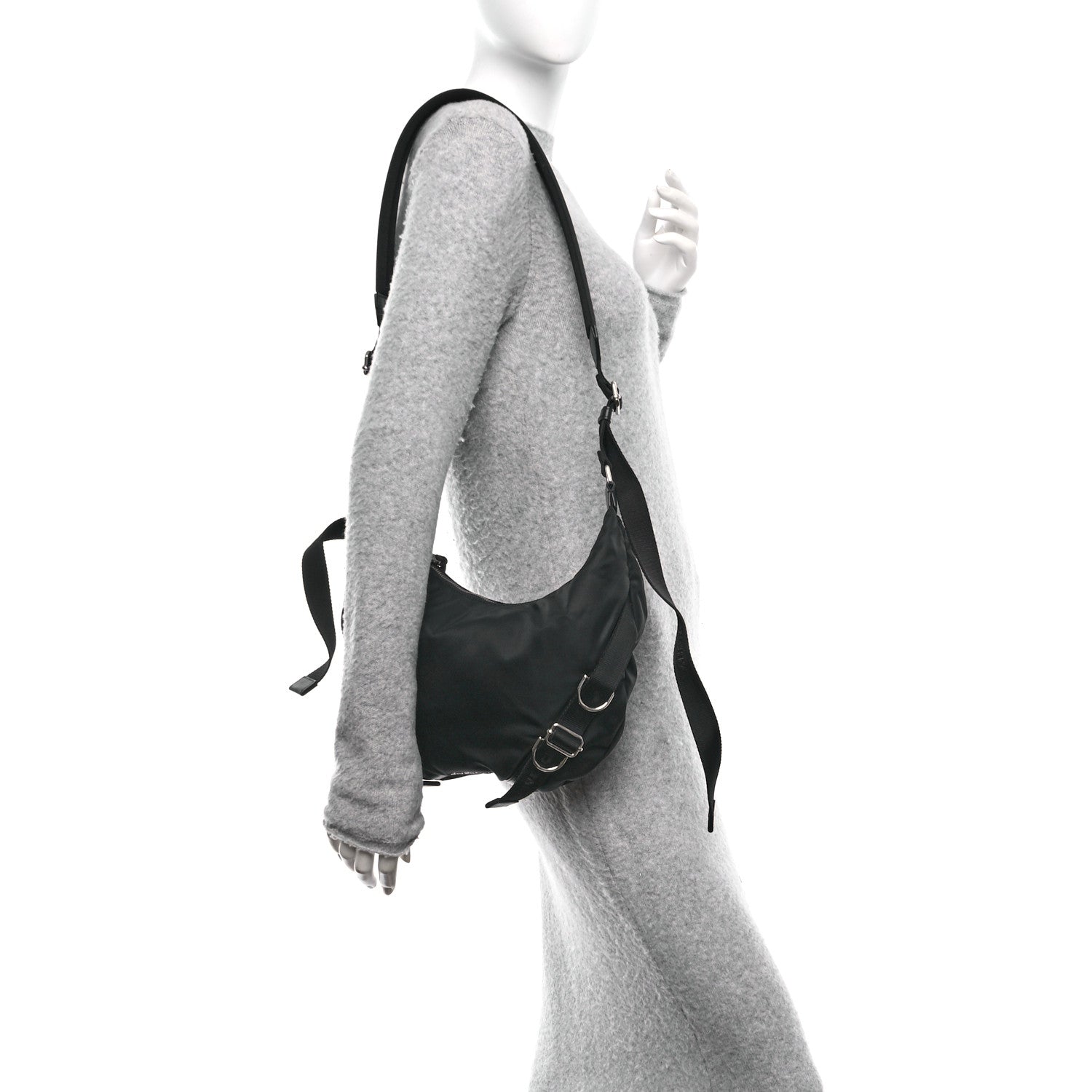 Givenchy Nylon Voyou Crossbody Bag Black 2 of 10