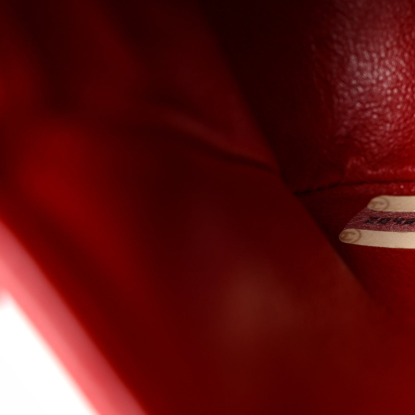 Lambskin Quilted Small Single Flap Red