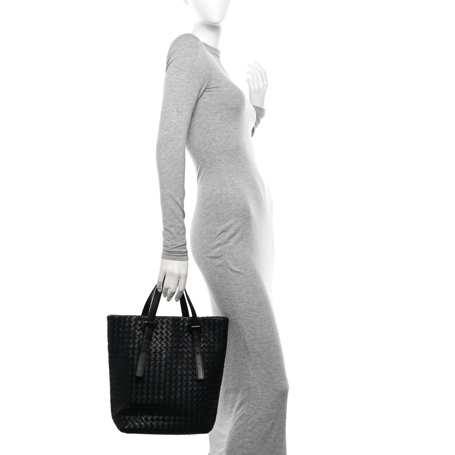 Bottega Veneta Nappa Intrecciato Medium Seamless Tote Black 2 of 15