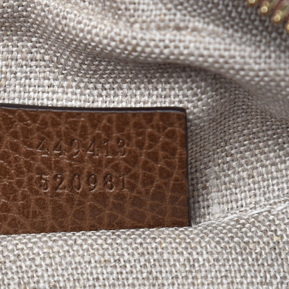 Gucci Monogram Mini Bree Messenger Bag Beige Tabacco 7 of 7