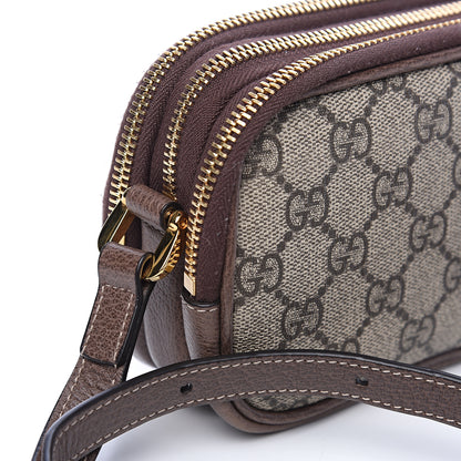 Gucci GG Supreme Monogram Web Mini Ophidia GG Bag Brown 10 of 10