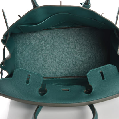 Hermes Togo Birkin 30 Malachite 9 of 32