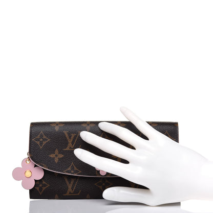 Louis Vuitton Monogram Bloom Flower Emilie Wallet 2 of 11