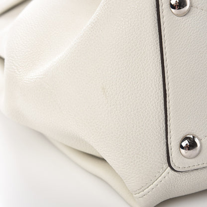 Louis Vuitton Veau Cachemire Python Babylone MM White 11 of 14