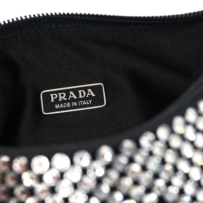 Prada Satin Crystal Mini Re-Edition 2000 Bag Cristal 6 of 9