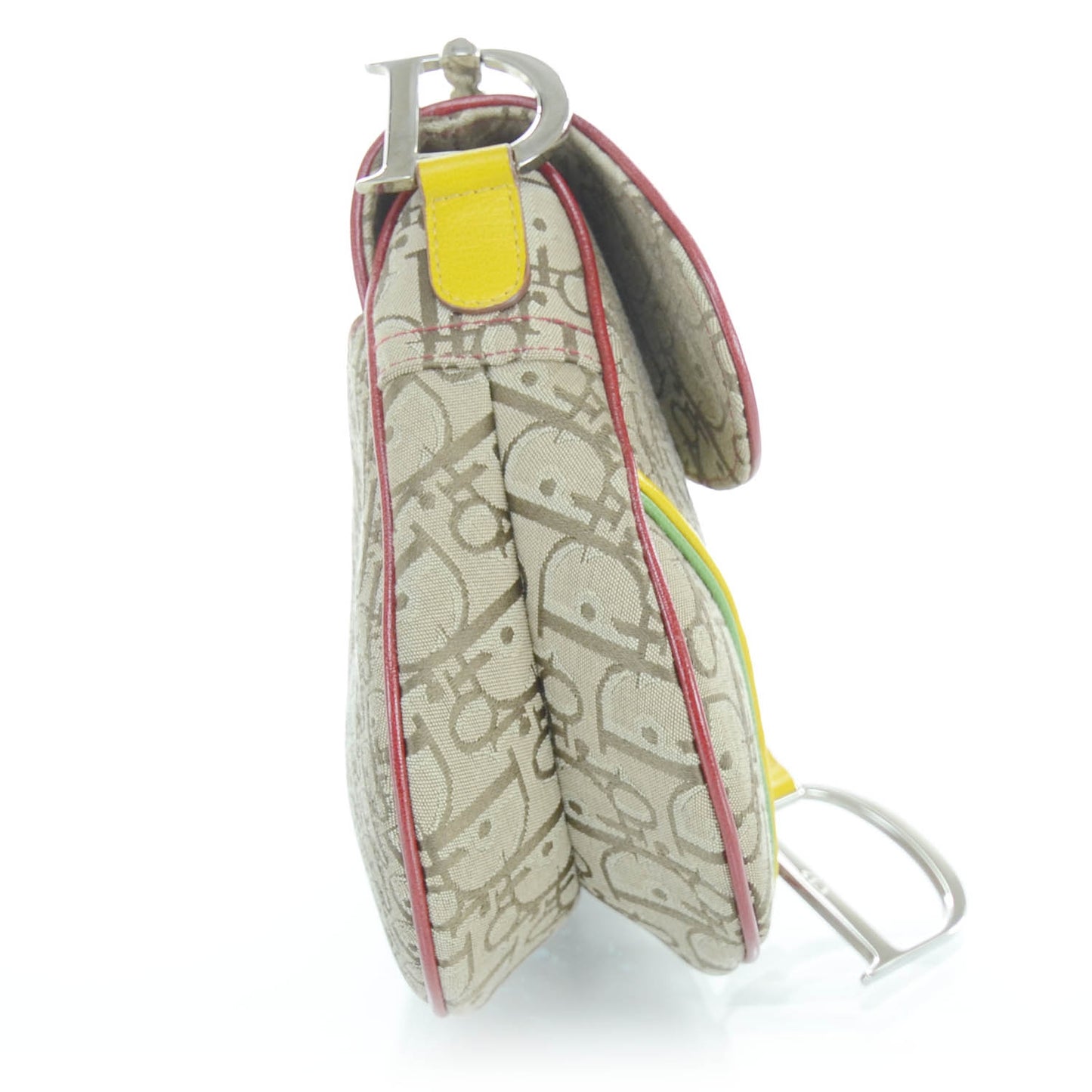Monogram Rasta Saddle Bag Beige